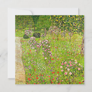 Gustav Klimt Orchard med Ro Inbjudningar