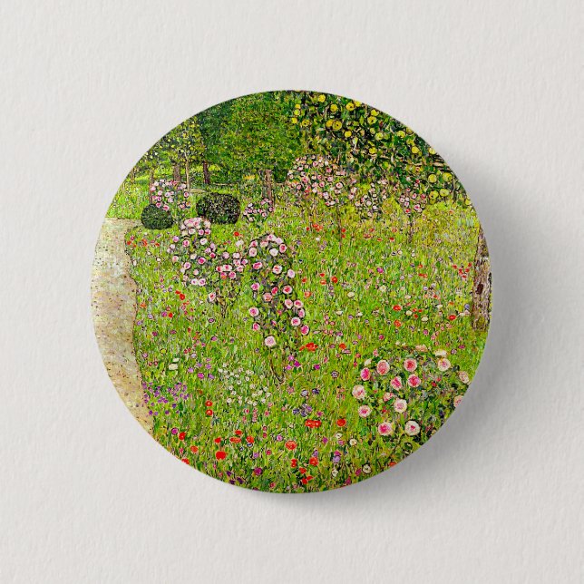 Gustav Klimt Orchard med Ro Knapp (Framsida)