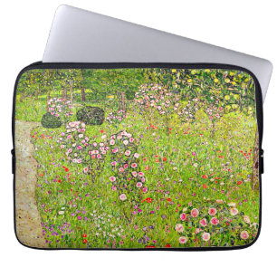 Gustav Klimt Orchard med Ro Laptop Fodral