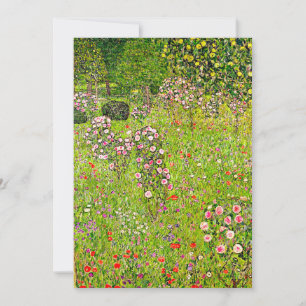 Gustav Klimt Orchard med Ro Spara Datumet