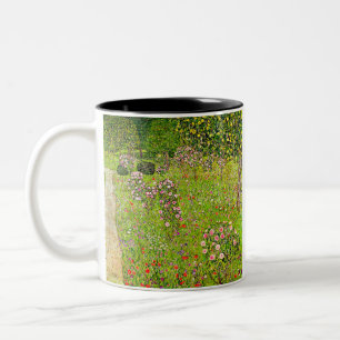 Gustav Klimt Orchard med Ro Två-Tonad Mugg