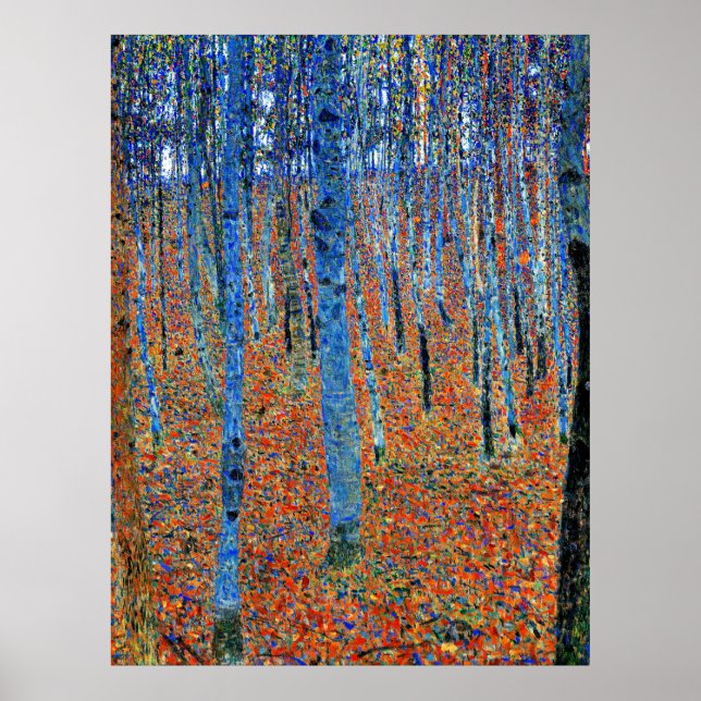 Gustav Klimt painting, Beech Grove I Poster (Framsidan)