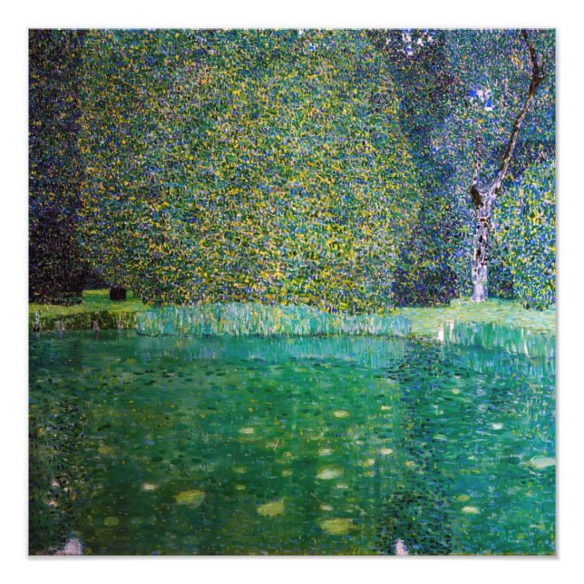 Gustav Klimt - Park of Schloss Kammer am Attersee Fototryck (Framsidan)
