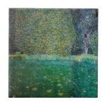 Gustav Klimt - Park of Schloss Kammer am Attersee Kakelplatta<br><div class="desc">Pond of Schloss Kammer on Attersee / The Park of Schloss Kammer am Attersee - Gustav Klimt,  Oil on Canvas,  1910</div>