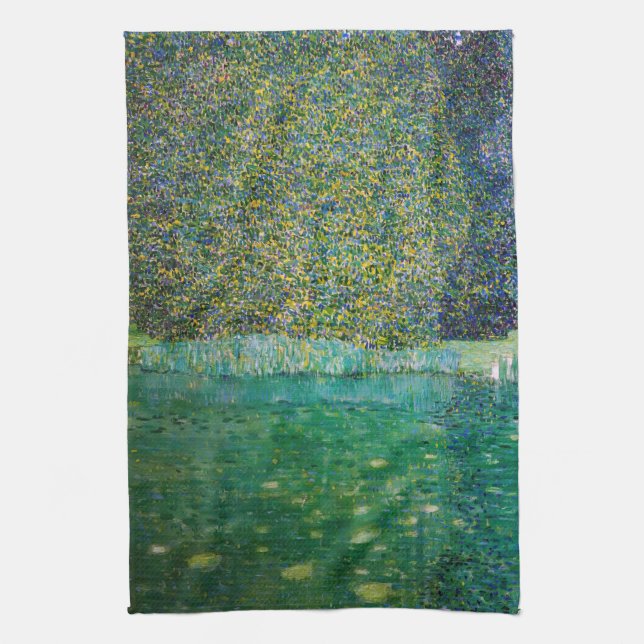 Gustav Klimt - Park of Schloss Kammer am Attersee Kökshandduk (Vertikal)