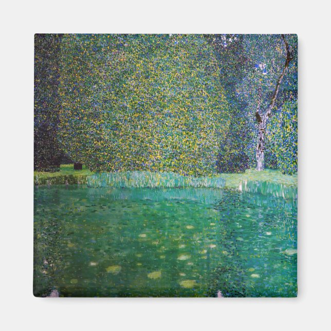 Gustav Klimt - Park of Schloss Kammer am Attersee Magnet (Framsidan)