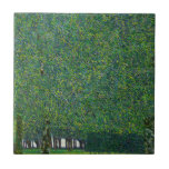 Gustav Klimt - Parken Kakelplatta<br><div class="desc">The Park - Gustav Klimt,  Oil on Canvas,  1910</div>