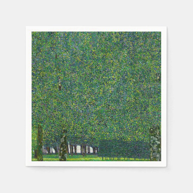 Gustav Klimt - Parken Pappersservett (Framsidan)
