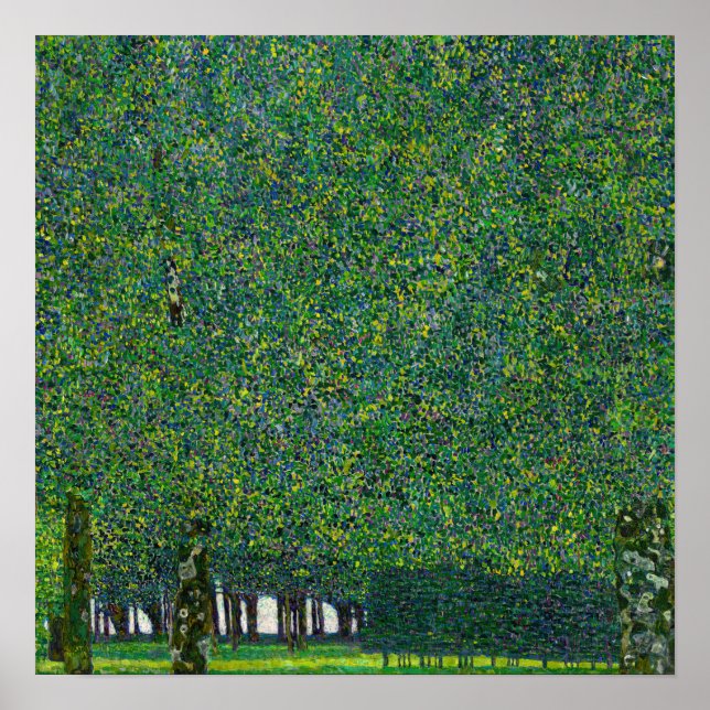 Gustav Klimt - Parken Poster (Framsidan)