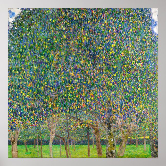 Gustav Klimt - Päronträd Poster (Framsidan)