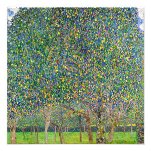 Gustav Klimt - Pear Träd Fototryck