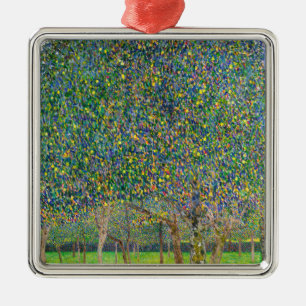 Gustav Klimt - Pear Träd Julgransprydnad Metall