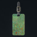 Gustav Klimt - Poppy Fält Bagagebricka<br><div class="desc">Poppy Fält / Fält of Poppies - Gustav Klimt,  Oil on Canvas,  1907</div>