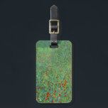 Gustav Klimt - Poppy Fält Bagagebricka<br><div class="desc">Poppy Fält / Fält of Poppies - Gustav Klimt,  Oil on Canvas,  1907</div>