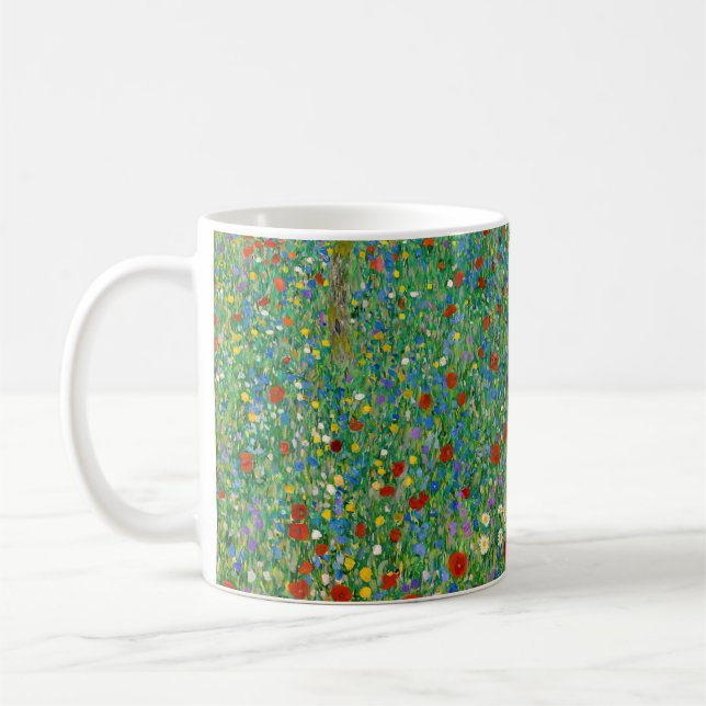 Gustav Klimt - Poppy Fält Kaffemugg (Vänster)