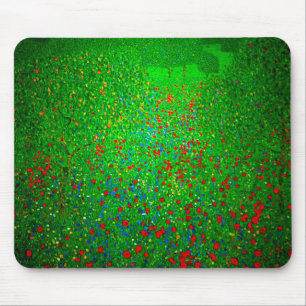Gustav Klimt Poppy Fält Musmatta
