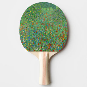 Gustav Klimt - Poppy Fält Pingisracket