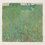 Gustav Klimt - Poppy Fält Sjal<br><div class="desc">Poppy Fält / Fält of Poppies - Gustav Klimt,  Oil on Canvas,  1907</div>