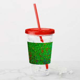 Gustav Klimt Poppy Fält Take Away Mugg