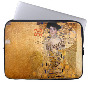 Gustav Klimt porträtt av Adel Bloch Bauer 1907 Laptop Fodral