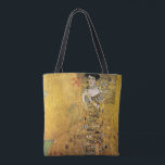 GUSTAV KLIMT - Porträtt av Adele Bloch-Bauer 1907 Tygkasse<br><div class="desc">GUSTAV KLIMT - Porträtt av Adele Bloch-Bauer 1907
Olja,  försilvra,  och guld på kanfas; reproduktion</div>