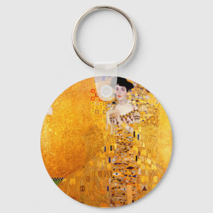Gustav Klimt Porträtt av Adele Bloch-Bauer I Nyckelring