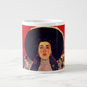 Gustav Klimt Porträtt av Adele Bloch-Bauer II Jumbo Mugg