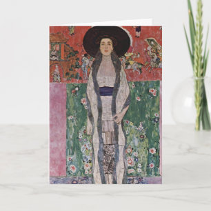 Gustav Klimt porträtt av Adele Bloch-Bauer II Kort