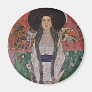 Gustav Klimt porträtt av Adele Bloch-Bauer II Magnet