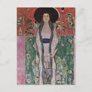 Gustav Klimt porträtt av Adele Bloch-Bauer II Vykort