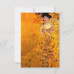 Gustav Klimt Porträtt av Adele Bloch Bauer Inbjudningar