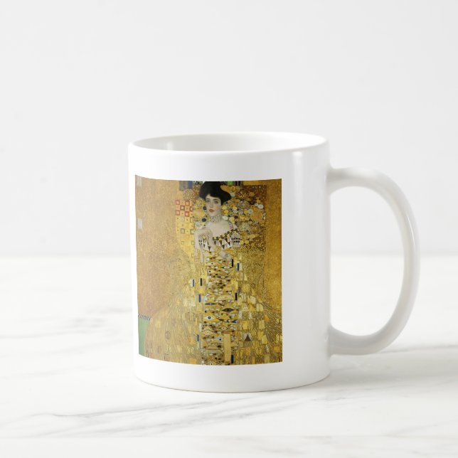 Gustav Klimt- porträtt av Adele Bloch-Bauer mig Kaffemugg (Höger)