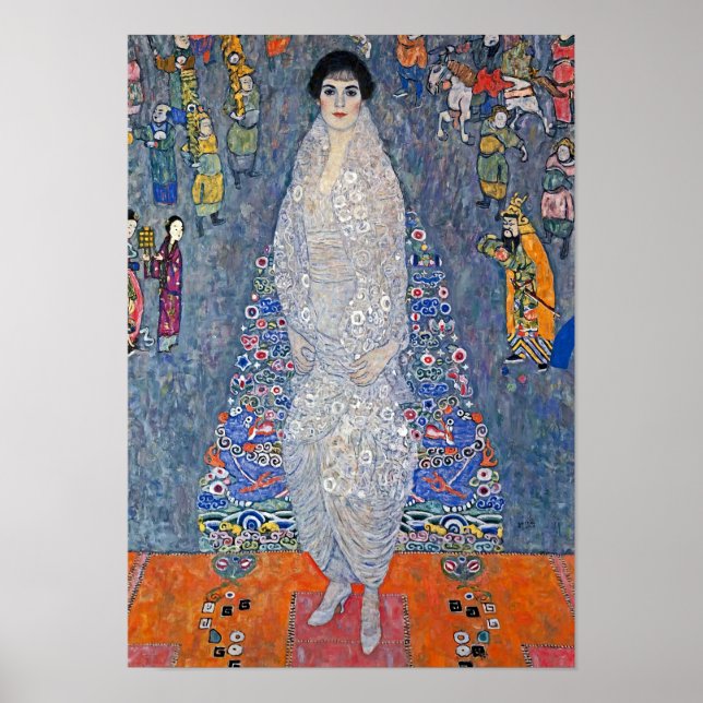 Gustav Klimt Porträtt av Elisabeth Lederer Poster (Framsidan)