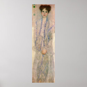 Gustav Klimt - Porträtt av Gertha Felssovanyi Poster