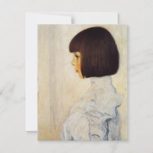 Gustav Klimt Porträtt av Helene Klimt-inbjudan Inbjudningar