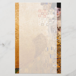 Gustav Klimt porträtt från Adel Bloch Bauer 1907 Brevpapper