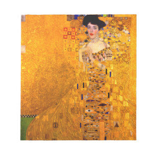 Gustav Klimt Porträtt från Adele Bloch Bauer Anteckningsblock