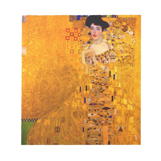 Gustav Klimt Porträtt från Adele Bloch Bauer Anteckningsblock (Framsida)