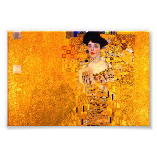 Gustav Klimt Porträtt från Adele Bloch Bauer Fototryck