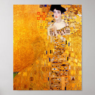 Gustav Klimt Porträtt från Adele Bloch-Bauer I Poster