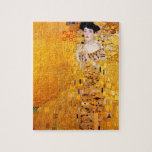 Gustav Klimt Porträtt från Adele Bloch-Bauer I Pussel<br><div class="desc">Gustav Klimt Porträtt från Adele Bloch-Bauer I Jigszawa Puzzle.</div>