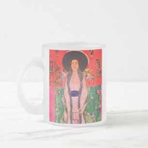 Gustav Klimt Porträtt från Adele Bloch-Bauer II Frostad Glasmugg