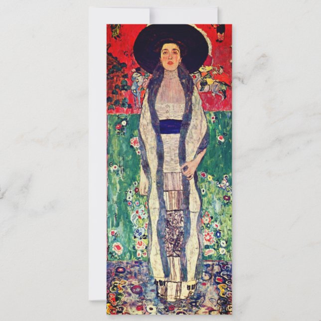 Gustav Klimt Porträtt från Adele Bloch-Bauer II Inbjudningar (Framsida)