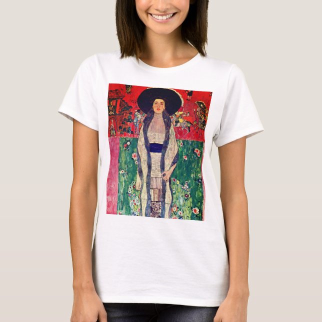 Gustav Klimt Porträtt från Adele Bloch-Bauer II T Shirt (Framsida)