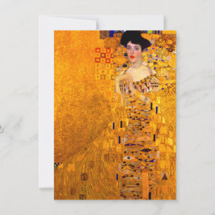 Gustav Klimt Porträtt från Adele Bloch Bauer Inbjudningar