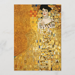 Gustav Klimt - Porträtt från Adele Bloch Bauer Inbjudningar