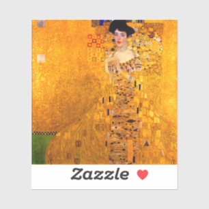 Gustav Klimt Porträtt från Adele Bloch Bauer Klistermärken