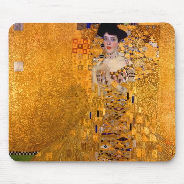 Gustav Klimt Porträtt från Adele Bloch Bauer Musmatta (Framsidan)