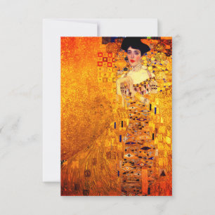 Gustav Klimt Porträtt från Adele Bloch Bauer OSA Kort