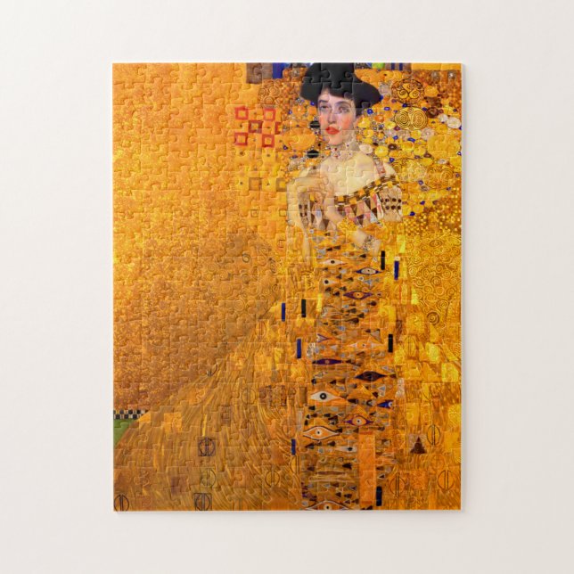 Gustav Klimt Porträtt från Adele Bloch Bauer Pussel (Vertikal)